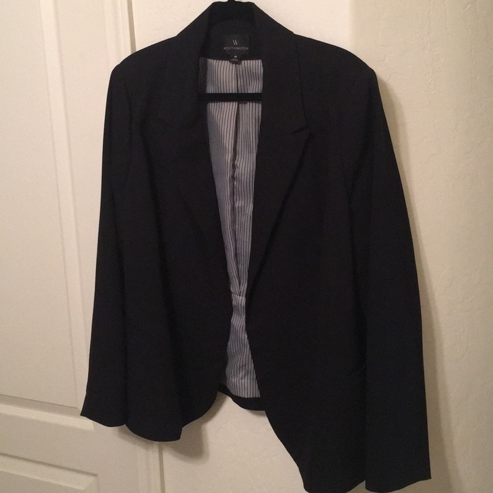 Black suit jacket